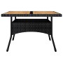 Garden dining set 9 pieces PE rattan and black acacia wood by vidaXL, Garden sets - Ref: Foro24-3058346, Price: 597,38 €, Dis...