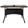 Garden dining set 9 pieces PE rattan and black acacia wood by vidaXL, Garden sets - Ref: Foro24-3058346, Price: 580,61 €, Dis...