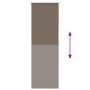 Estor Enrollable Opaco Color Café 45x175 cm Tela Ancho 40,7cm by , Blinds and blinds - Ref: Foro24-4011013, Price: 15,81 €, D...