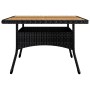 Garden dining set 9 pieces PE rattan and black acacia wood by vidaXL, Garden sets - Ref: Foro24-3058346, Price: 597,38 €, Dis...