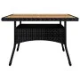 Garden dining set 9 pieces PE rattan and black acacia wood by vidaXL, Garden sets - Ref: Foro24-3058346, Price: 580,61 €, Dis...