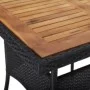 Gartenmöbel 5 Stück schwarz und Akazie synthetischen Rattan von vidaXL, Gartensets - Ref: Foro24-3058326, Preis: 344,05 €, Ra...