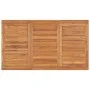 Solid teak wood garden dining table 140x80x77 cm by vidaXL, Garden tables - Ref: Foro24-315619, Price: 249,02 €, Discount: %