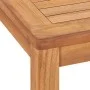 Solid teak wood garden dining table 140x80x77 cm by vidaXL, Garden tables - Ref: Foro24-315619, Price: 249,02 €, Discount: %