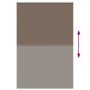 Estor Enrollable Opaco Color Café 155x230cm Tela Ancho 151,6cm by , Blinds and blinds - Ref: Foro24-4011087, Price: 31,86 €, ...