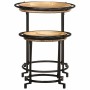 Juego de mesas auxiliar 2 piezas madera maciza de mango de , Mesas auxiliares - Ref: Foro24-4013513, Precio: 89,90 €, Descuen...