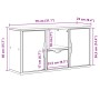 Mueble para TV con cajón ODDA 79x24x40 cm madera pino maciza von , TV-Möbel - Ref: Foro24-4103605, Preis: 66,93 €, Rabatt: %