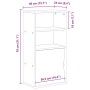 Mueble auxiliar ODDA 40x24x79 cm madera maciza de pino by , Sideboards - Ref: Foro24-4103595, Price: 56,97 €, Discount: %