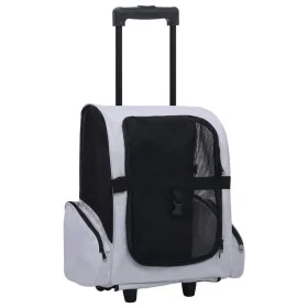 Gray Multipurpose Folding Pet Cart by vidaXL, pet strollers - Ref: Foro24-171020, Price: 58,19 €, Discount: %