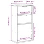 Mueble auxiliar con cajones ODDA 40x24x79 cm madera maciza pino von , Sideboards - Ref: Foro24-4103597, Preis: 67,34 €, Rabat...