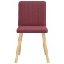 Sillas de comedor 2 unidades tela rojo tinto von , Essstühle - Ref: Foro24-4101200, Preis: 103,21 €, Rabatt: %
