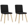 Sillas de comedor 2 unidades tela negro von , Essstühle - Ref: Foro24-4101199, Preis: 103,21 €, Rabatt: %