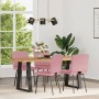 Sillas de comedor 4 unidades terciopelo rosa de , Sillas de comedor - Ref: Foro24-3315260, Precio: 166,56 €, Descuento: %
