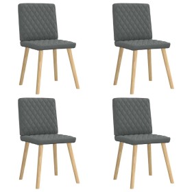 Sillas de comedor giratorias 4 unidades tela gris oscuro by , dining chairs - Ref: Foro24-3315222, Price: 199,30 €, Discount: %