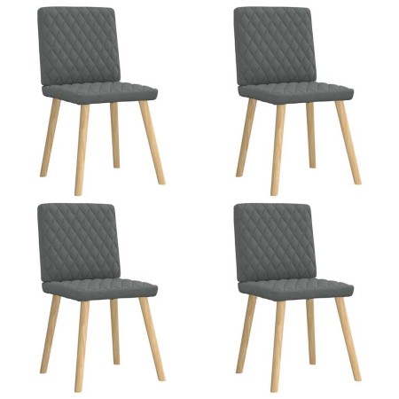 Sillas de comedor giratorias 4 unidades tela gris oscuro von , Essstühle - Ref: Foro24-3315222, Preis: 202,26 €, Rabatt: %