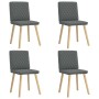 Sillas de comedor giratorias 4 unidades tela gris oscuro von , Essstühle - Ref: Foro24-3315222, Preis: 202,26 €, Rabatt: %