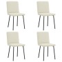 Sillas de comedor 4 unidades terciopelo crema von , Essstühle - Ref: Foro24-3315295, Preis: 166,36 €, Rabatt: %