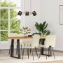 Sillas de comedor 4 unidades terciopelo crema von , Essstühle - Ref: Foro24-3315295, Preis: 166,36 €, Rabatt: %