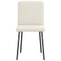Sillas de comedor 4 unidades terciopelo crema von , Essstühle - Ref: Foro24-3315295, Preis: 166,36 €, Rabatt: %