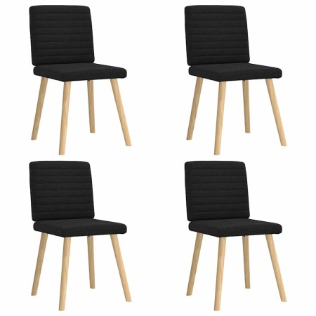 Sillas de comedor 4 unidades tela negras von , Essstühle - Ref: Foro24-3315276, Preis: 200,81 €, Rabatt: %