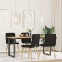 Sillas de comedor 4 unidades tela negras von , Essstühle - Ref: Foro24-3315276, Preis: 200,81 €, Rabatt: %