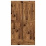 Estantería madera ingeniería madera envejecida 82,5x30,5x150 cm von , Bücherregale und Regale - Ref: Foro24-3345215, Preis: 1...