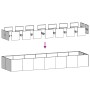 Jardinera acero blanco 280x80x40 cm von , Töpfe und Pflanzgefäße - Ref: Foro24-860760, Preis: 143,26 €, Rabatt: %