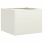 Jardinera acero blanco 40x40x30 cm von , Töpfe und Pflanzgefäße - Ref: Foro24-860795, Preis: 49,13 €, Rabatt: %