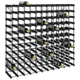Wine rack for 120 bottles solid black pine wood by vidaXL, Wine racks - Ref: Foro24-325917, Price: 185,32 €, Discount: %