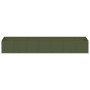 Jardinera acero verde oliva 280x80x40 cm von , Töpfe und Pflanzgefäße - Ref: Foro24-860762, Preis: 154,41 €, Rabatt: %