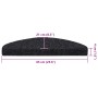 Alfombrilla autoadhesiva escalera 30 uds negro 65x21x4 cm by , Stair mats - Ref: Foro24-3365657, Price: 95,28 €, Discount: %