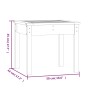 Banco de jardín madera maciza de pino 50x44x45 cm de vidaXL, Bancos de jardín - Ref: Foro24-823990, Precio: 36,30 €, Descuent...