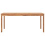 Mesa de comedor de jardín madera maciza de teca 180x90x77 cm