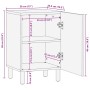 Mueble de baño madera maciza mango marrón 38x33,5x58 cm by , Bathroom furniture - Ref: Foro24-4017741, Price: 88,60 €, Discou...