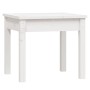 Massivholz Gartenbank Kiefer Weiß 50x44x45 cm von vidaXL, Gartenbänke - Ref: Foro24-823991, Preis: 48,74 €, Rabatt: %