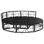 Tumbona cama de jardín sin capota ratán PE negro by , Outdoor beds - Ref: Foro24-4108236, Price: 290,33 €, Discount: %