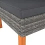 Corner sofa in synthetic rattan and solid eucalyptus wood by vidaXL, Modular outdoor sofas - Ref: Foro24-315754, Price: 90,91...