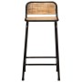 Taburetes de barra 2 uds 46x35,5x80 cm madera maciza de mango von , Küchenhocker - Ref: Foro24-4013530, Preis: 120,33 €, Raba...