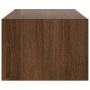 Mueble de TV con luces LED roble marrón 100X35,5x25 cm by , TV Furniture - Ref: Foro24-860244, Price: 85,55 €, Discount: %