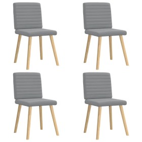 Sillas de comedor 4 unidades tela gris claro von , Essstühle - Ref: Foro24-3315274, Preis: 200,81 €, Rabatt: %