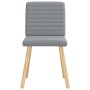Sillas de comedor 4 unidades tela gris claro de , Sillas de comedor - Ref: Foro24-3315274, Precio: 200,74 €, Descuento: %