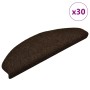 Alfombrilla autoadhesiva escalera 30 uds marrón 65x21x4cm by , Stair mats - Ref: Foro24-3365662, Price: 89,50 €, Discount: %
