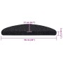 Alfombrilla autoadhesiva escalera 20 uds negro 56x17x3 cm von , Treppenmatten - Ref: Foro24-3365669, Preis: 49,74 €, Rabatt: %