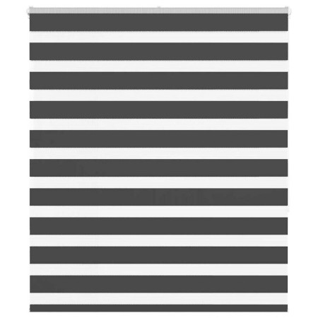 Estor cebra negro 120x150 cm tejido ancho 115,9 cm poliéster de , Persianas y estores - Ref: Foro24-4014239, Precio: 24,24 €,...