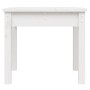 Massivholz Gartenbank Kiefer Weiß 50x44x45 cm von vidaXL, Gartenbänke - Ref: Foro24-823991, Preis: 48,74 €, Rabatt: %