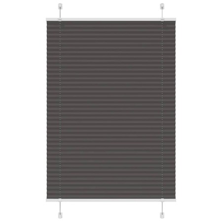 Estor Plisado negro 100x100 cm Tela Ancho 99,4 cm Poliéster by , Blinds and blinds - Ref: Foro24-4015126, Price: 21,39 €, Dis...