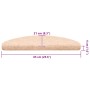 Alfombrilla autoadhesiva escalera 20 uds crema 65x21x4 cm by , Stair mats - Ref: Foro24-3365643, Price: 50,44 €, Discount: %