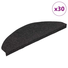 Alfombrilla autoadhesiva escalera 30 uds negro 65x22,5x3,5 cm von , Treppenmatten - Ref: Foro24-3365907, Preis: 67,61 €, Raba...