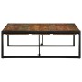 Mesa de centro multicolor 100x100x35 cm madera maciza reciclada by , Coffee table - Ref: Foro24-4016668, Price: 147,35 €, Dis...
