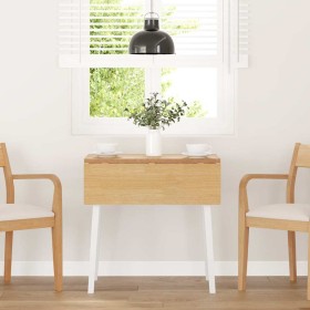 Mesa de comedor de madera maciza de caucho blanco von , Küchen- und Esstische - Ref: Foro24-4102532, Preis: 131,48 €, Rabatt: %